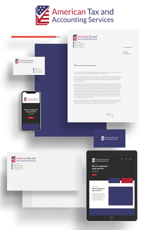 Logo Design by BNdesigner for American Tax and Accounting Services | Design: #29267412