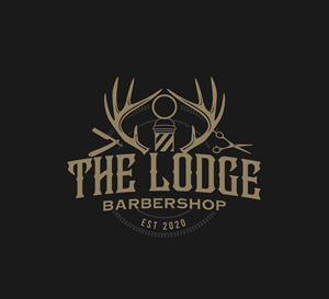 'The Lodge Gentlemens Barbershop' or 'The Lodge Barbershop' | Logo Design by Dream Logo Design