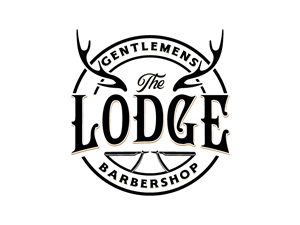'The Lodge Gentlemens Barbershop' or 'The Lodge Barbershop' | Logo Design by Ambarwati Yuliana