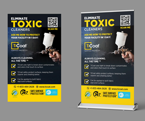 11x17.25" Pop up banner stand for trade show  | Design de Flyer par GraphicsGuru