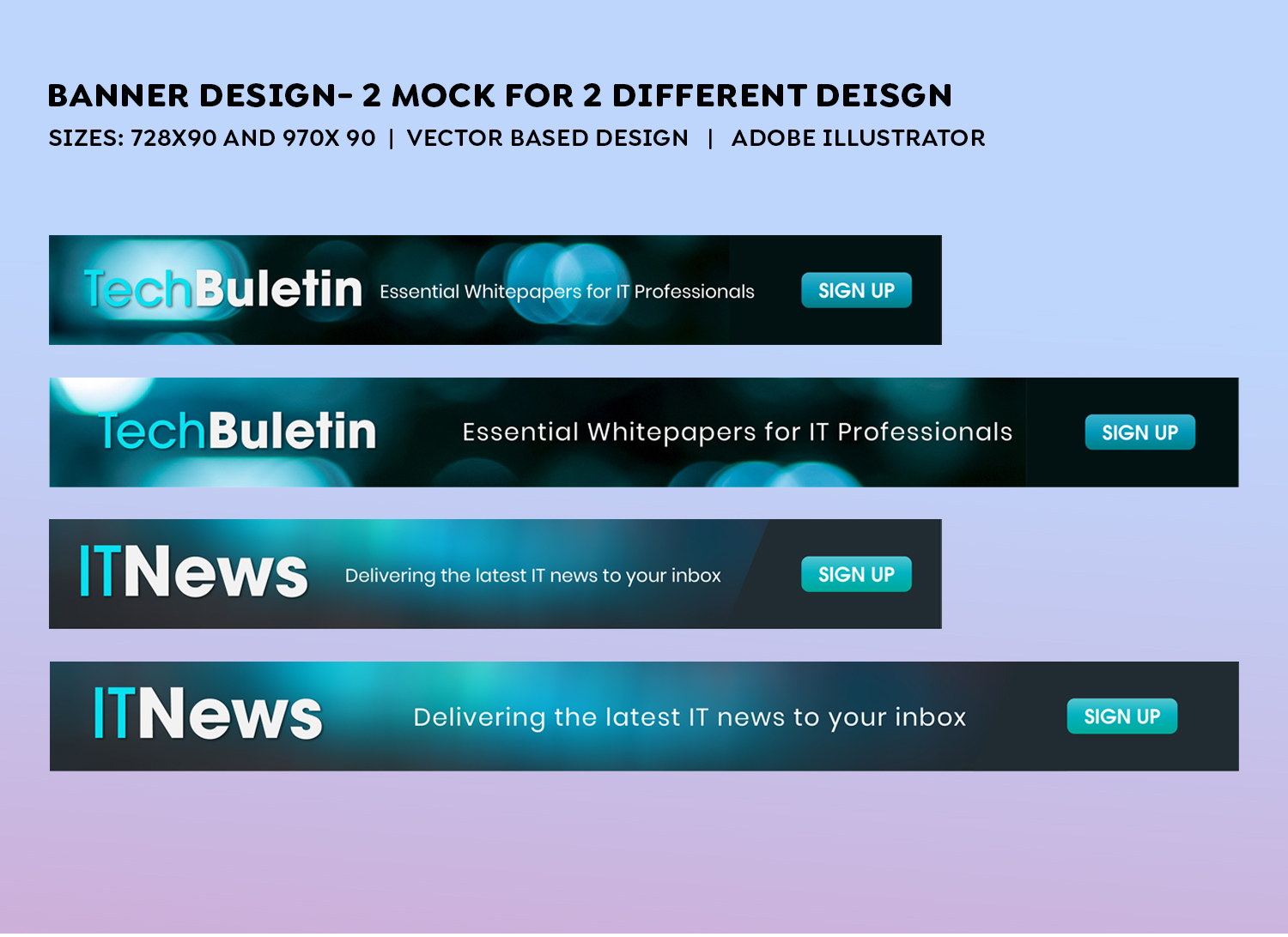 Banner Ad Design by Expert Designer for this project | Design #29271175