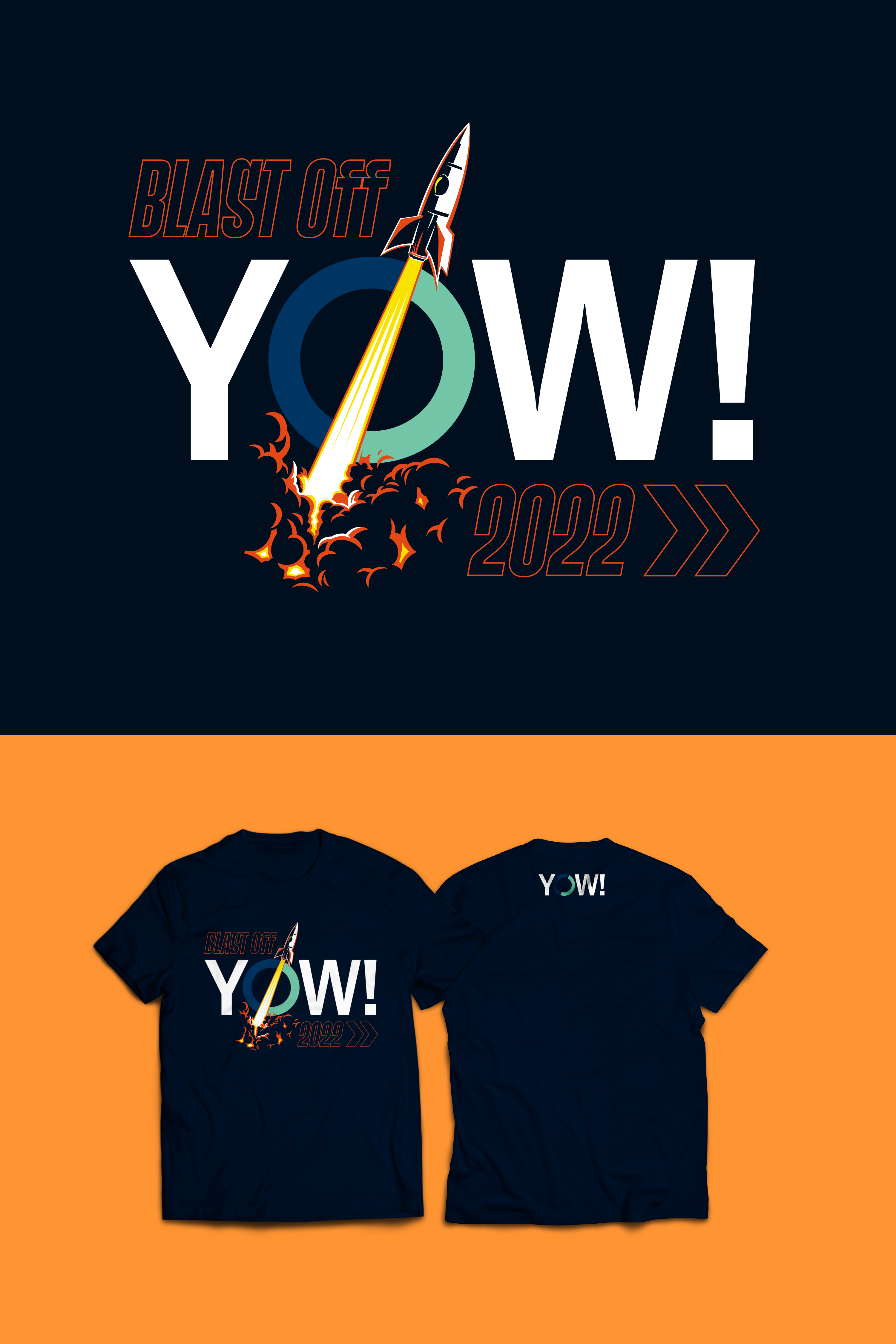 T-shirt Design by johnronielgomez for YOW! Conference | Design #29292390