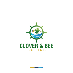 Clover & Bee Sailing | Design de Logo par creative.bugs