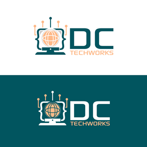 DC techworks | Logo Design by brand maker