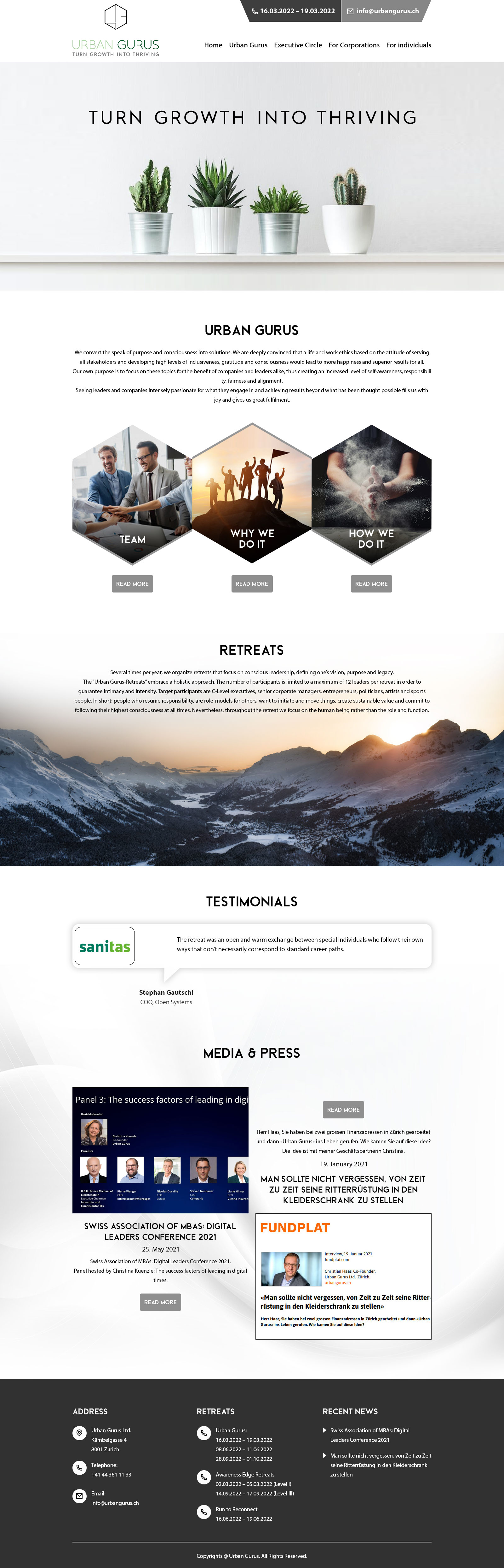 Web Design by MAZY for urban gurus | Design #29270395