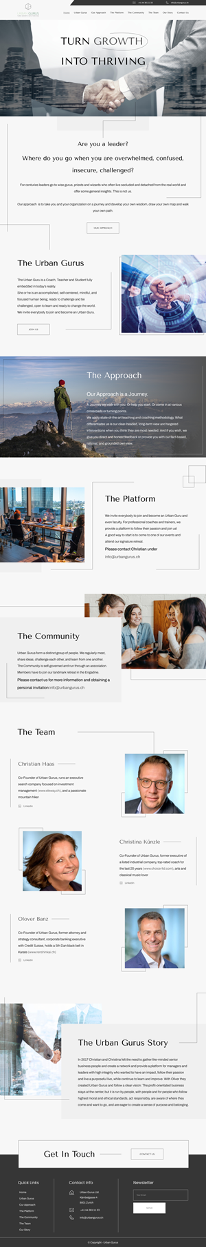 Web Design by SiDzigns for urban gurus | Design: #29300866