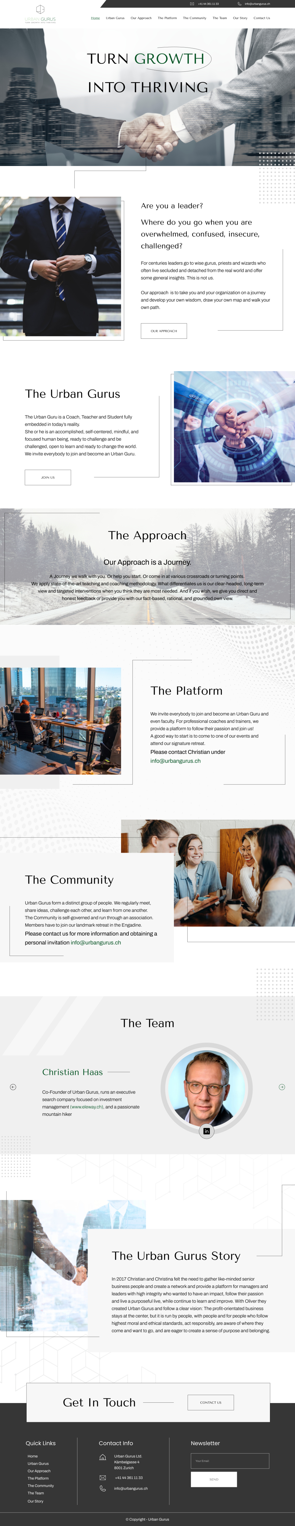 Web Design by SiDzigns for urban gurus | Design #29317835