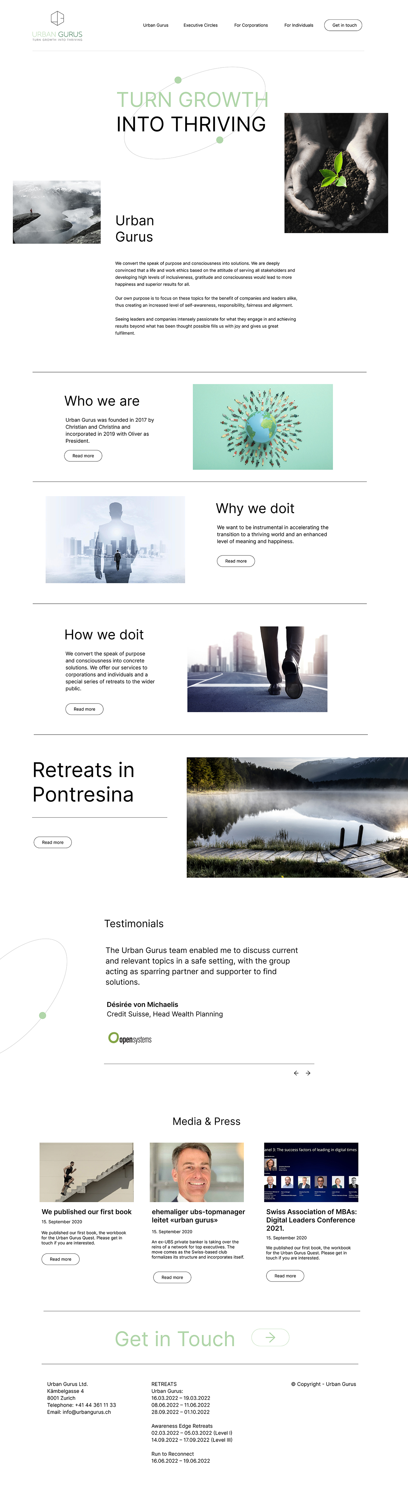Web-Design von DeriMH für urban gurus | Design #29290443