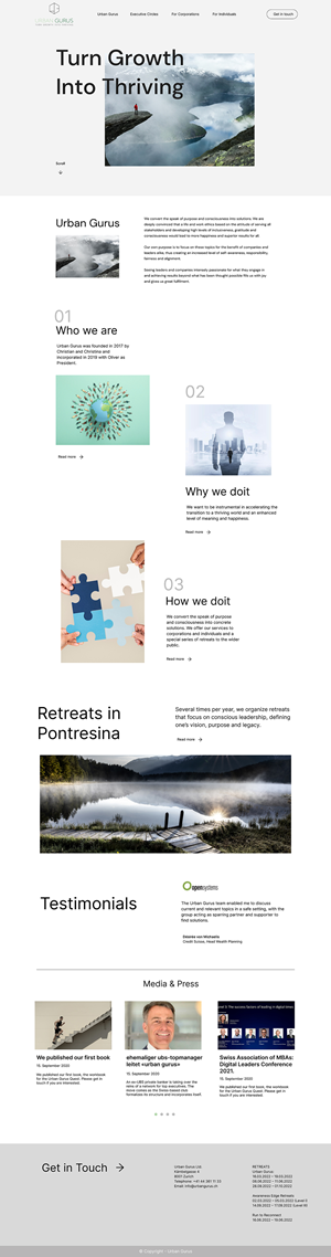 Web Design by DeriMH for urban gurus | Design: #29290531