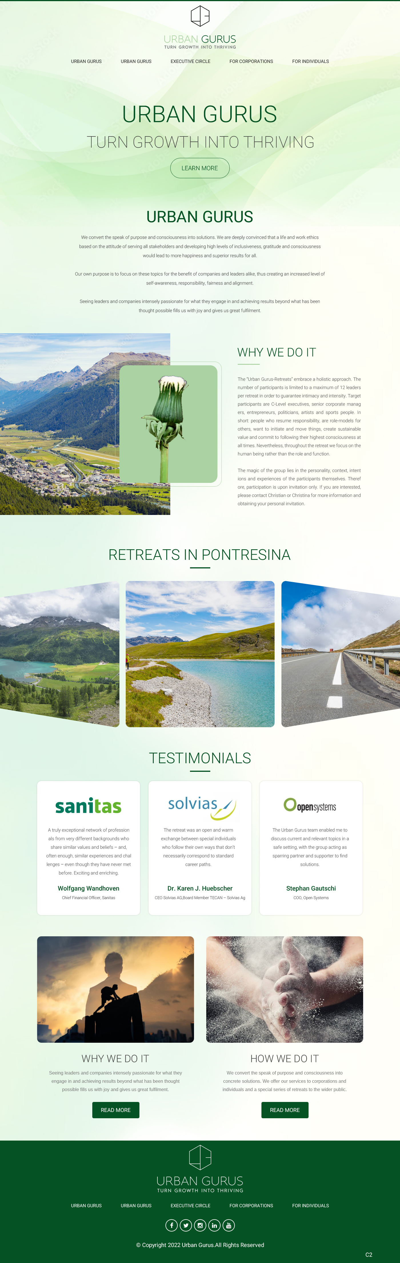 Web Design par pb pour urban gurus | Design #29278498