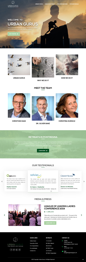 New homepage design - Urban Gurus | Diseño Web por pb