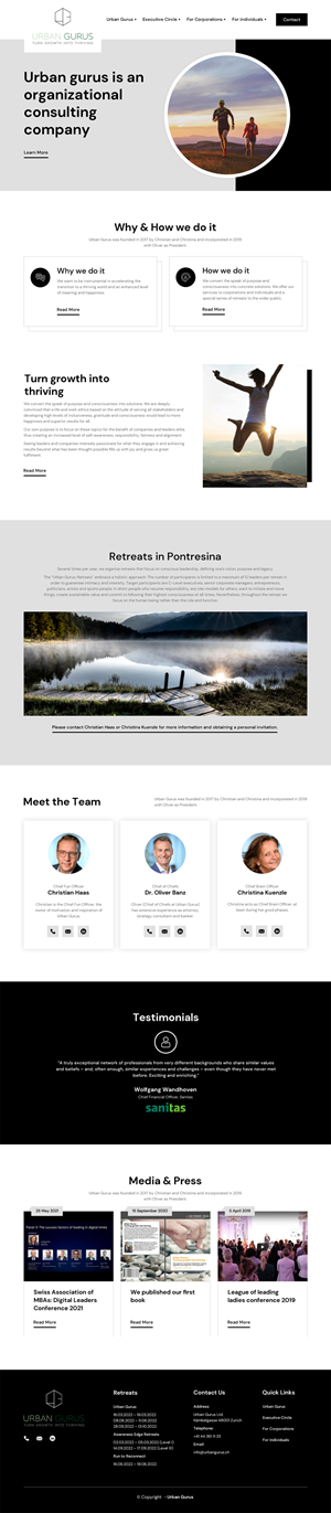 Web Design by Sujit Banerjee for urban gurus | Design: #29282122