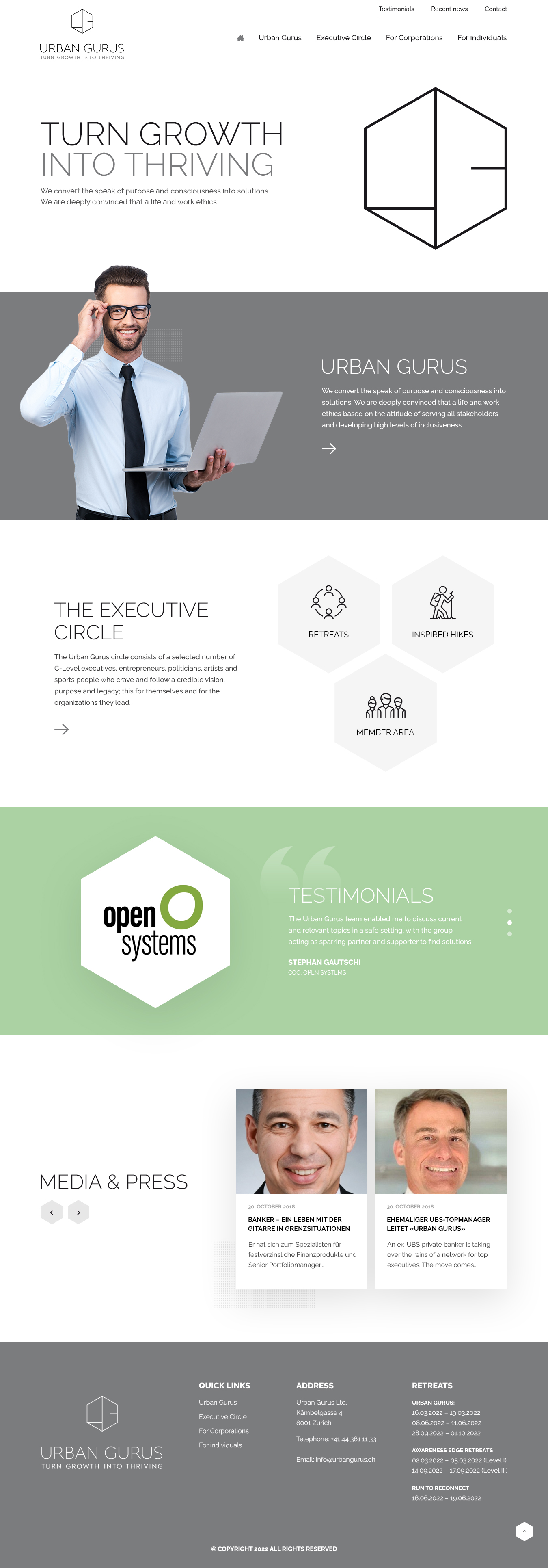 Web Design par nzdesigners pour urban gurus | Design #29289042