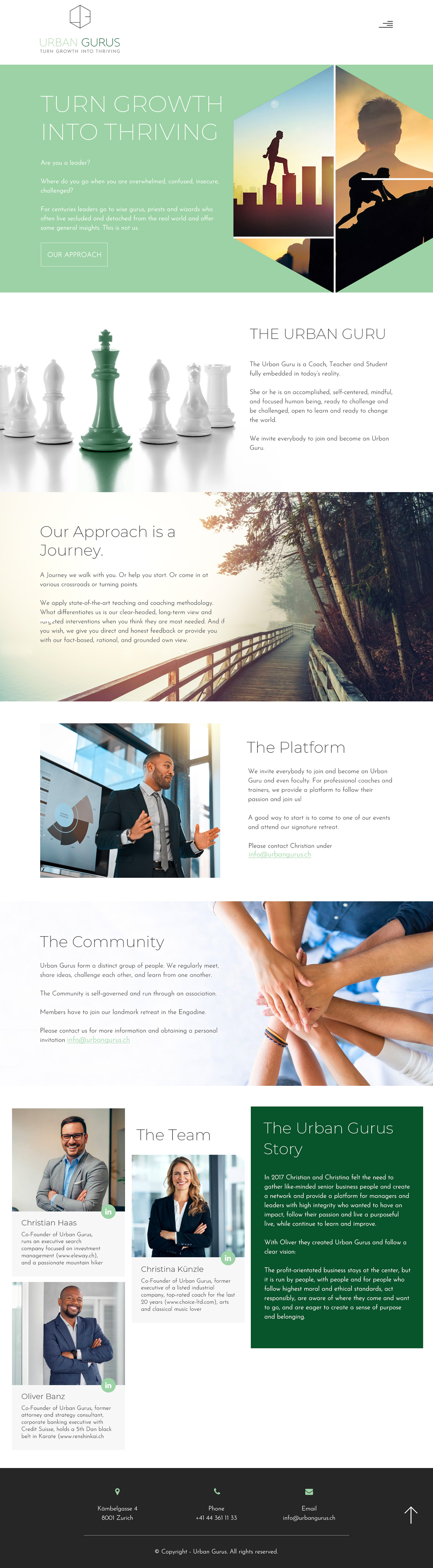 Web Design by Starlyn DS for urban gurus | Design #29288810