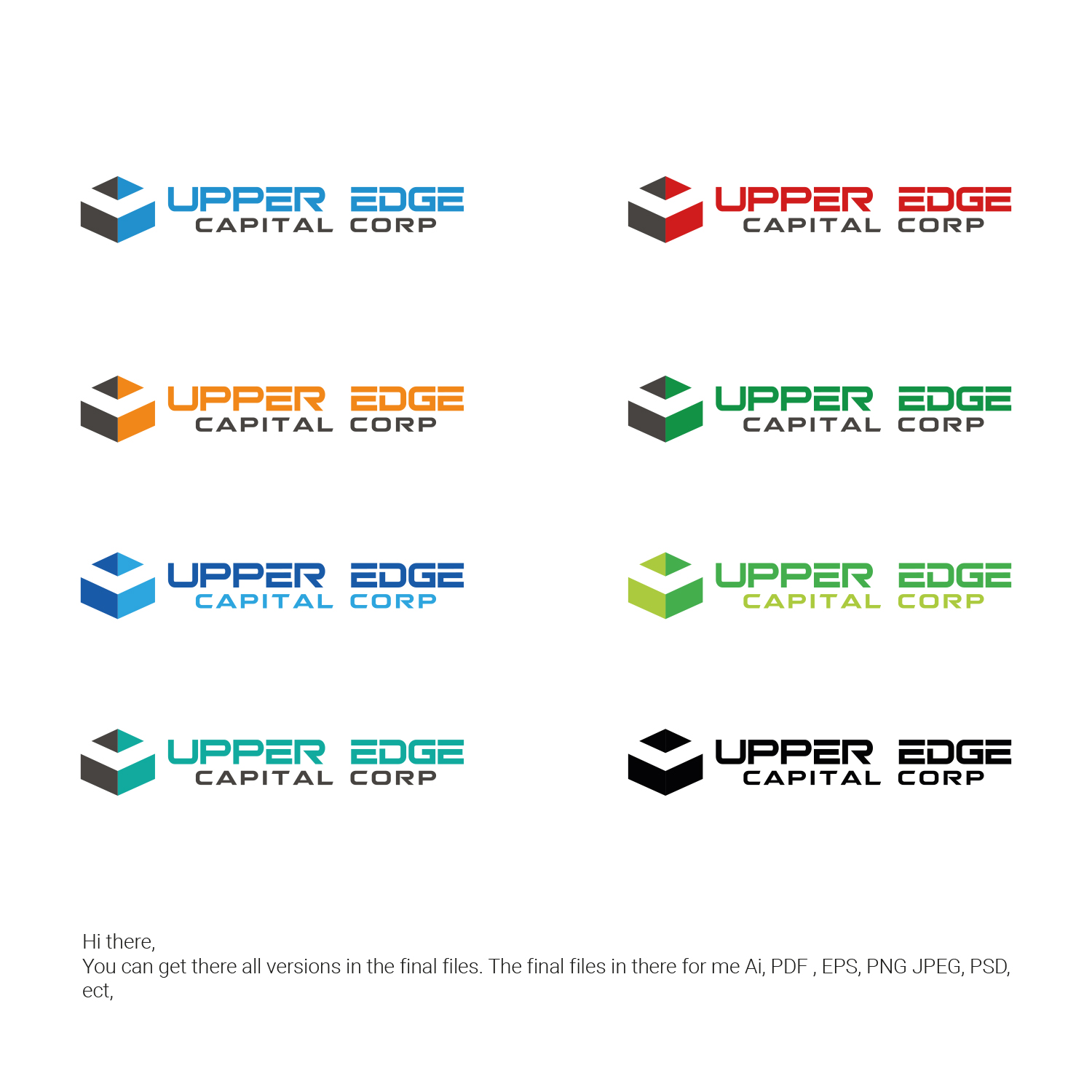 Logo Design by Go4Logo for Upper Edge Property Management Inc. | Design #29272141