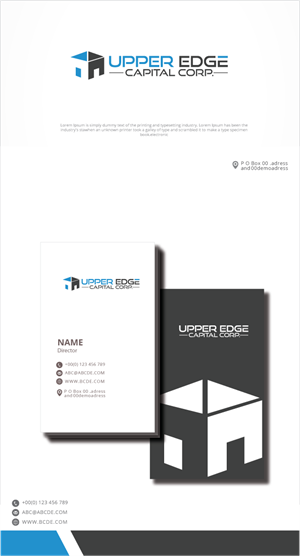 Logo Design by graphicevolution for Upper Edge Property Management Inc. | Design: #29270938