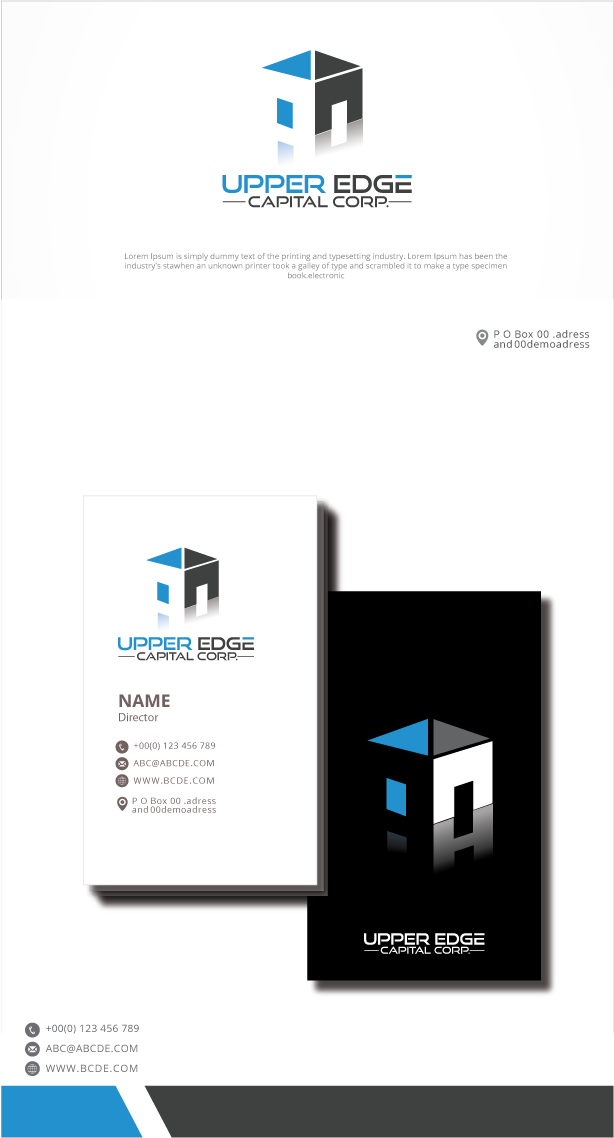Logo Design by graphicevolution for Upper Edge Property Management Inc. | Design #29270981