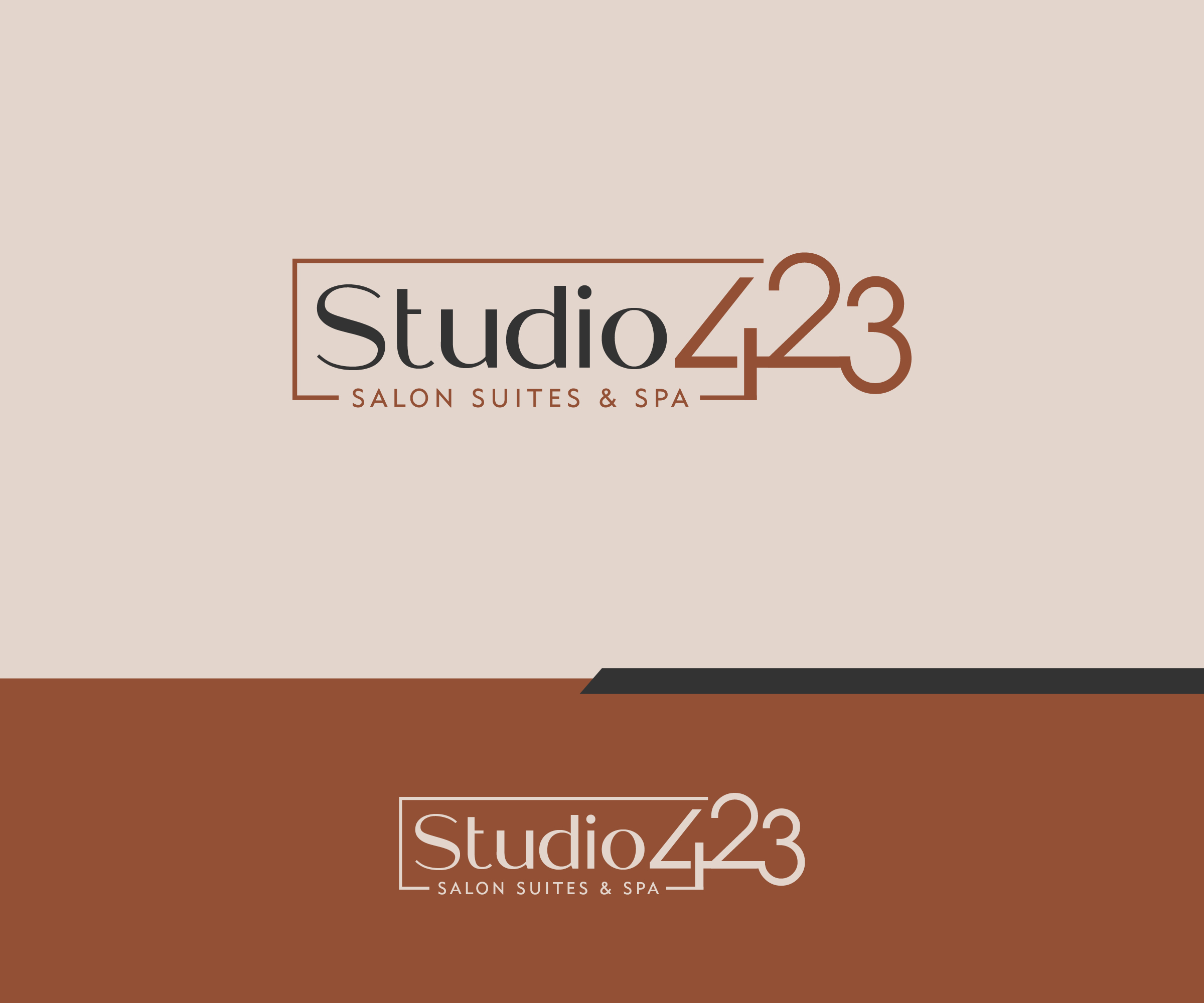 Logo Design by ecorokerz for Studio 423 Salon Suites and Spa | Design #29275136