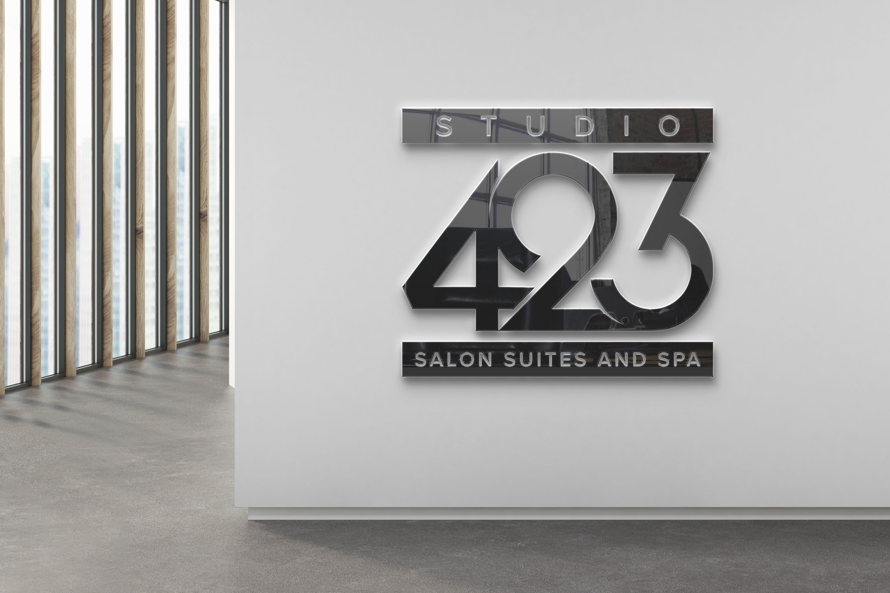 Logo Design by 4tech services for Studio 423 Salon Suites and Spa | Design #29273586