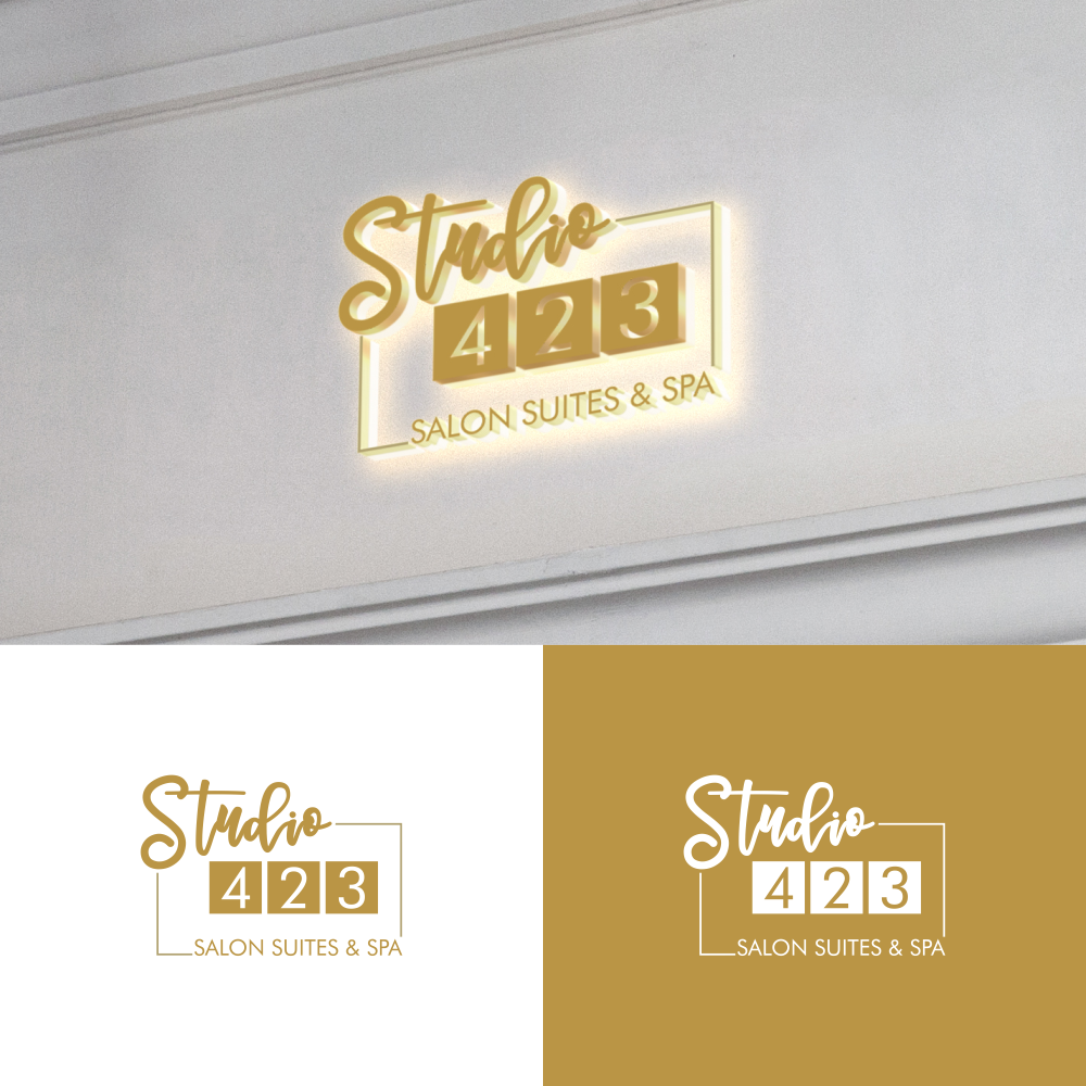 Design de Logo par aqilazhifara pour Studio 423 Salon Suites and Spa | Design #29277661