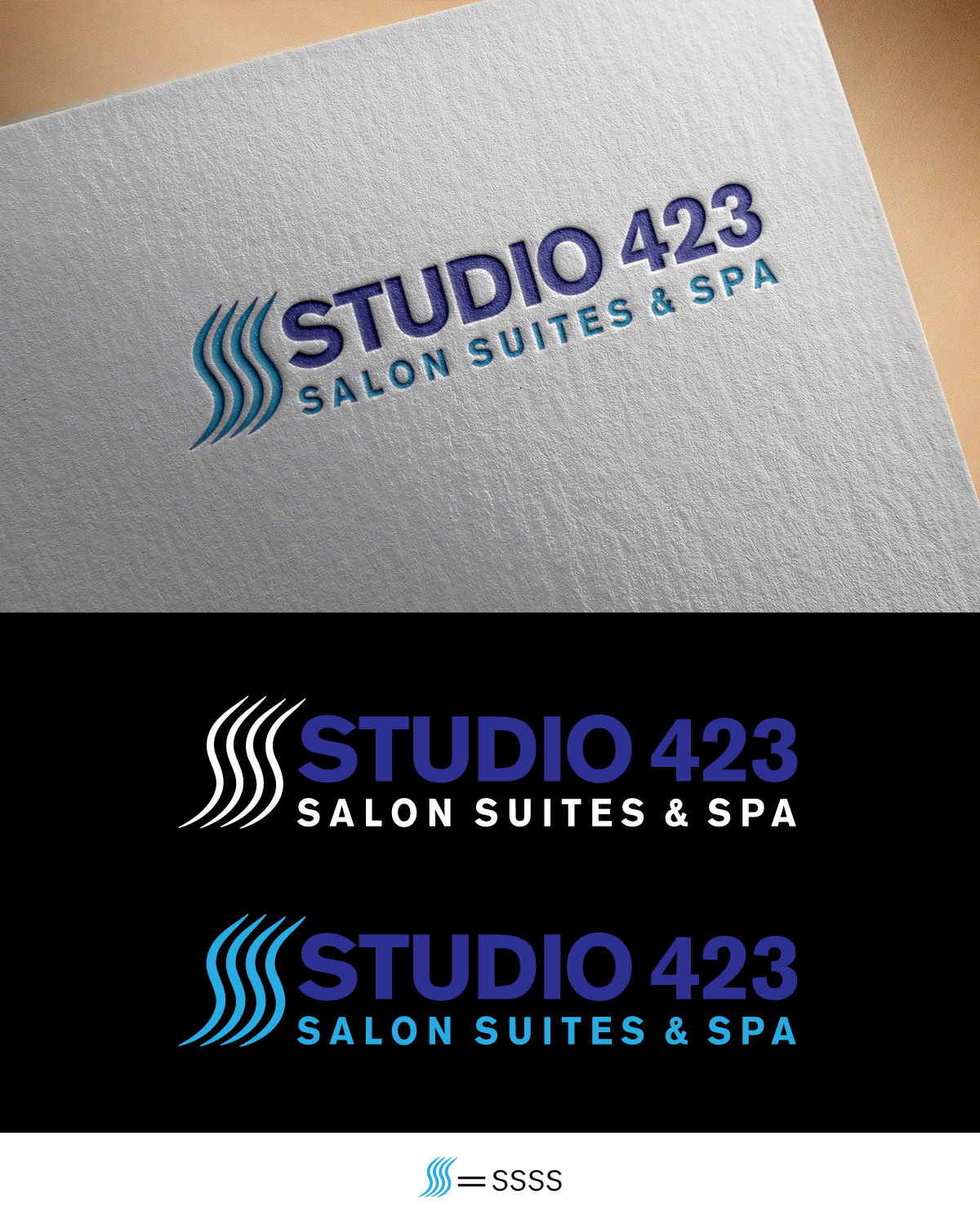 Design de Logo par CreativeFeather pour Studio 423 Salon Suites and Spa | Design #29306088