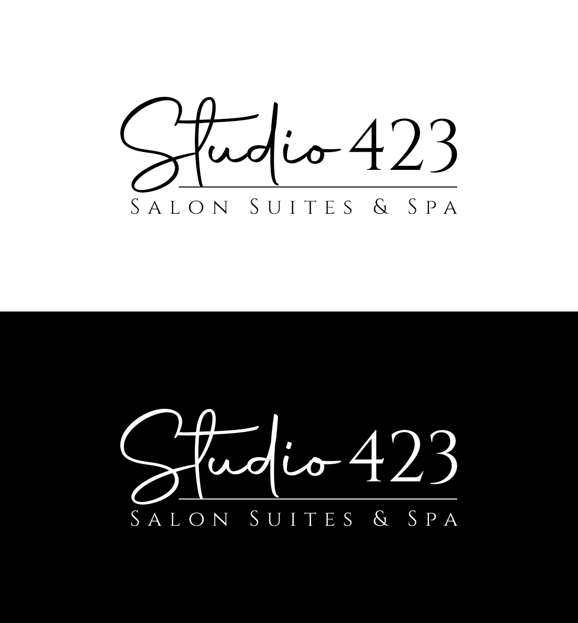 Diseño de Logo por Soonia para Studio 423 Salon Suites and Spa | Diseño #29278830