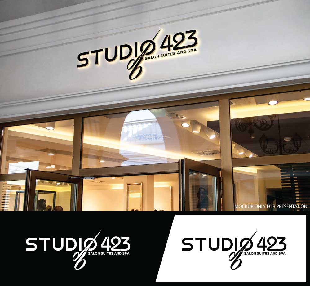 Design de Logo par RedMyDC pour Studio 423 Salon Suites and Spa | Design #29282350