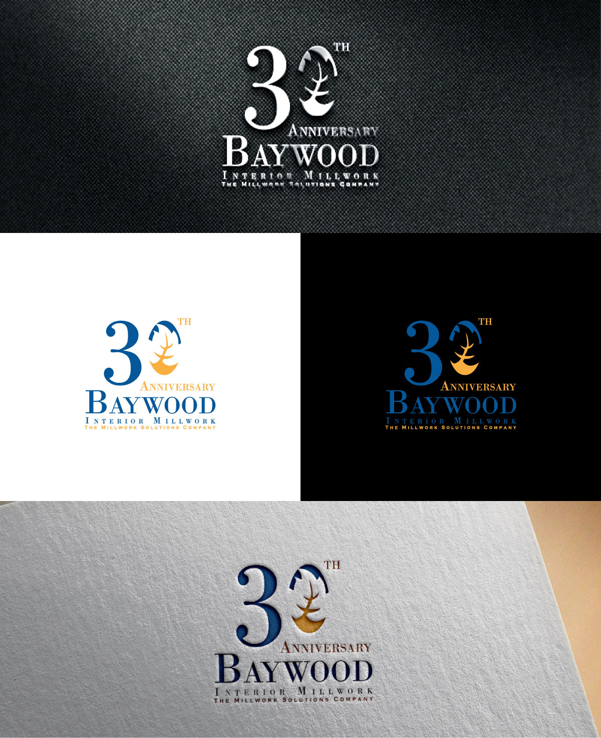 Logo-Design von RS_Design für Baywood Interior Millwork | Design #29275044