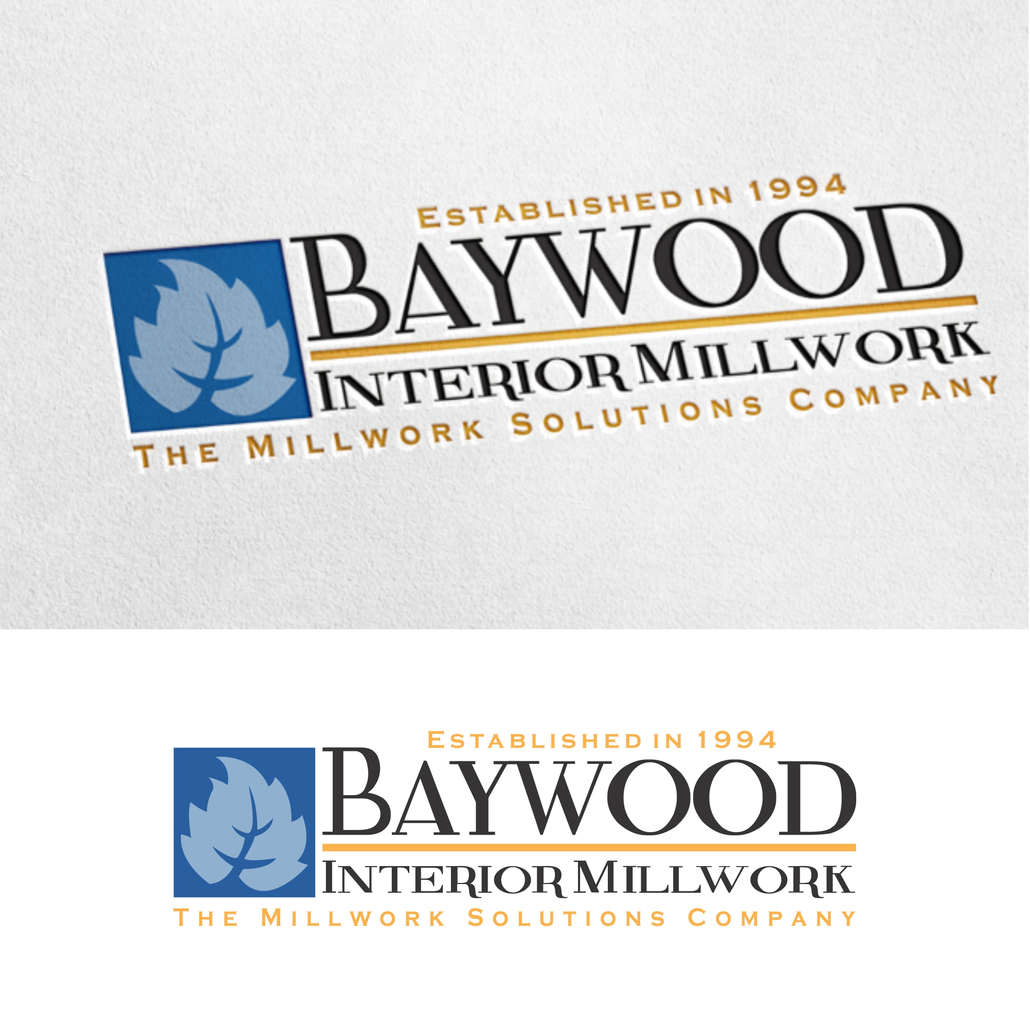Logo Design by Jenny for Baywood Interior Millwork | Design #29276871