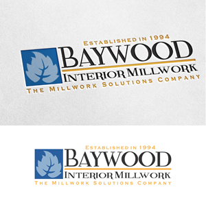 Logo Design by Jenny for Baywood Interior Millwork | Design: #29276871