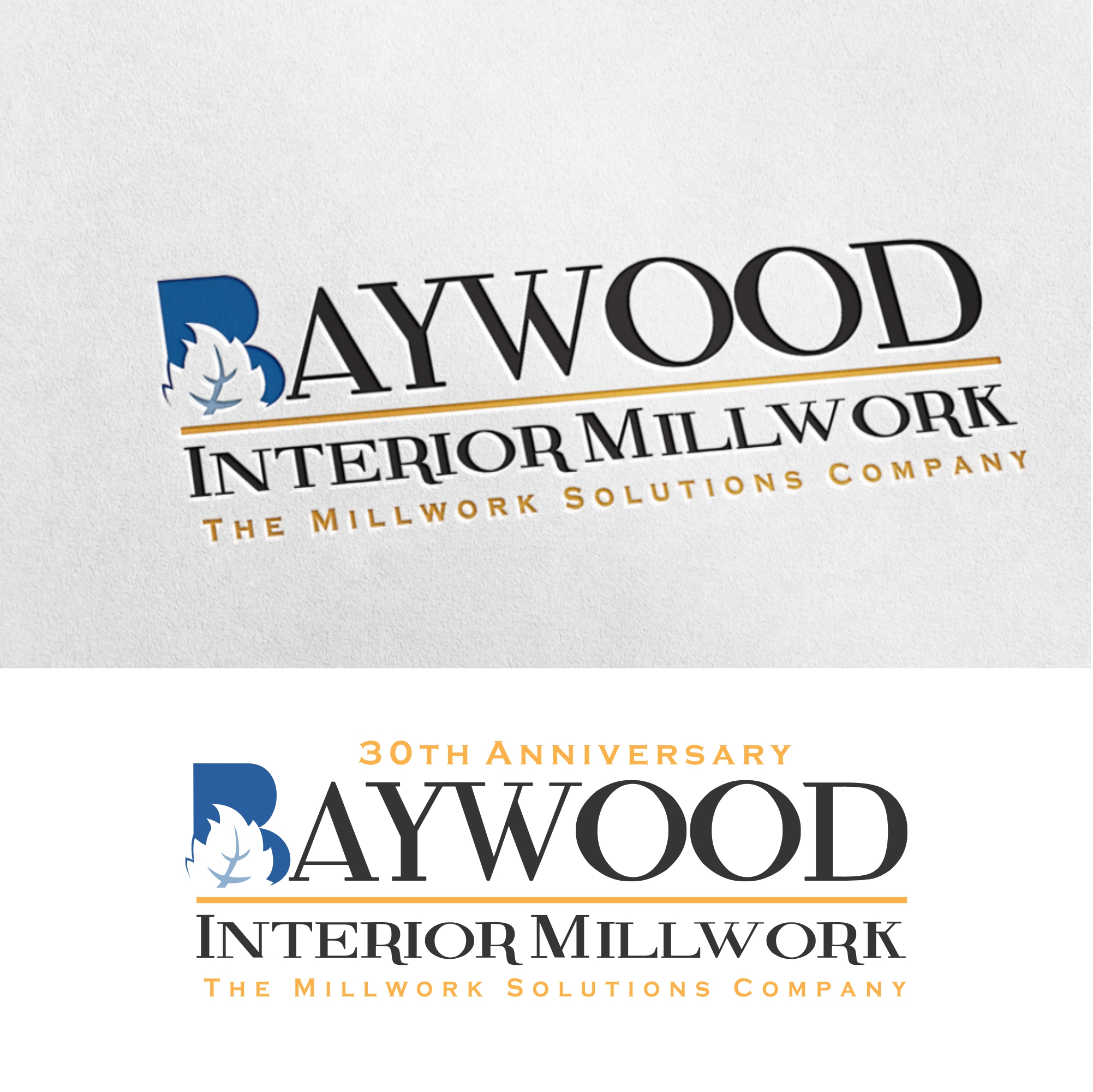 Logo-Design von Jenny für Baywood Interior Millwork | Design #29277118