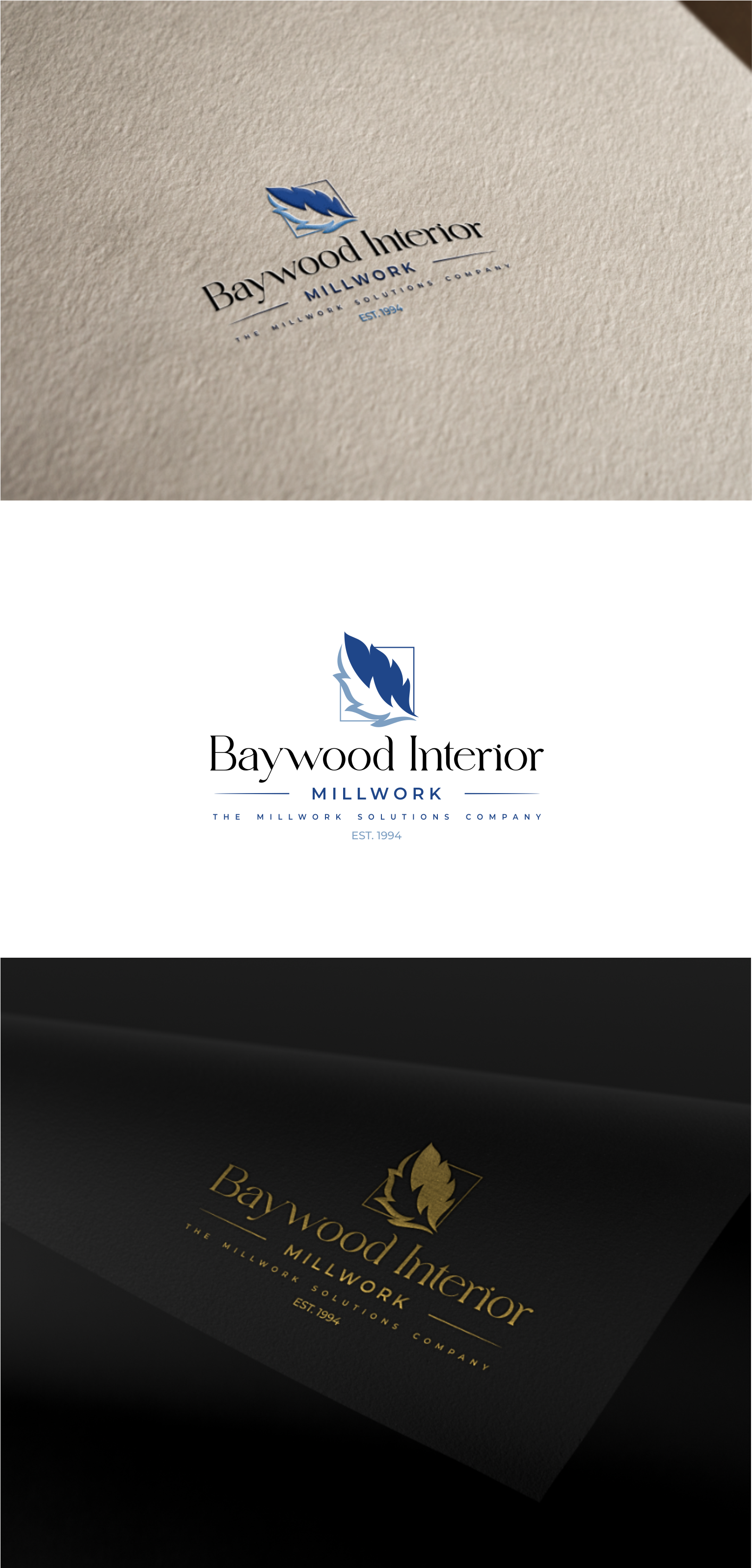 Diseño de Logo por *mary para Baywood Interior Millwork | Diseño #29282852