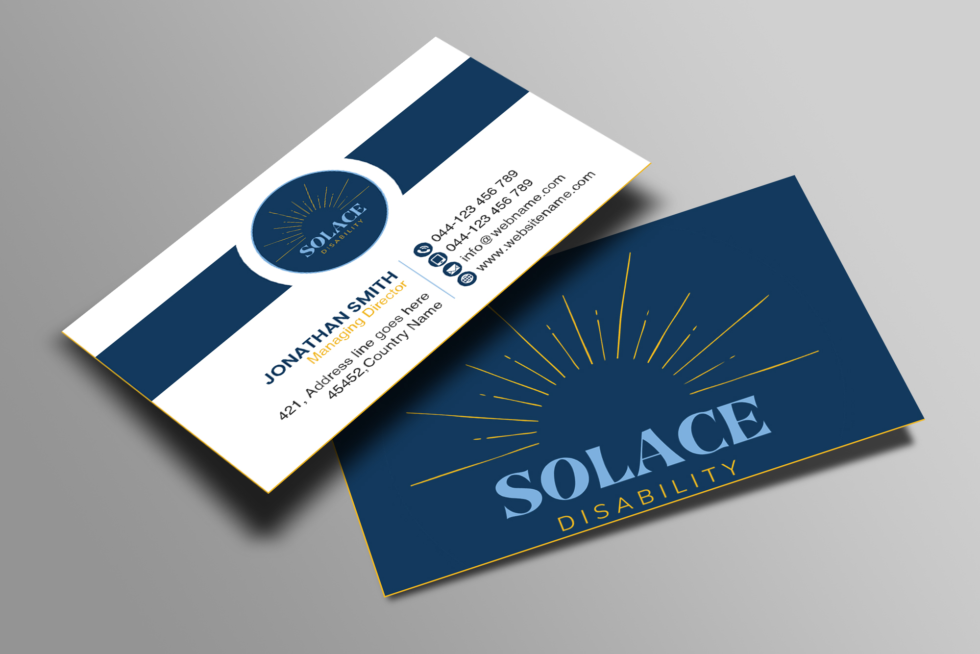 Business Card Design by Creations Box 2015 for this project | Design #29279627