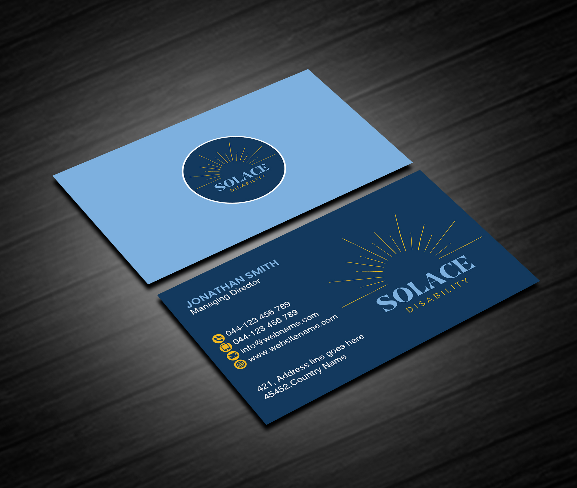 Business Card Design by Creations Box 2015 for this project | Design #29279629