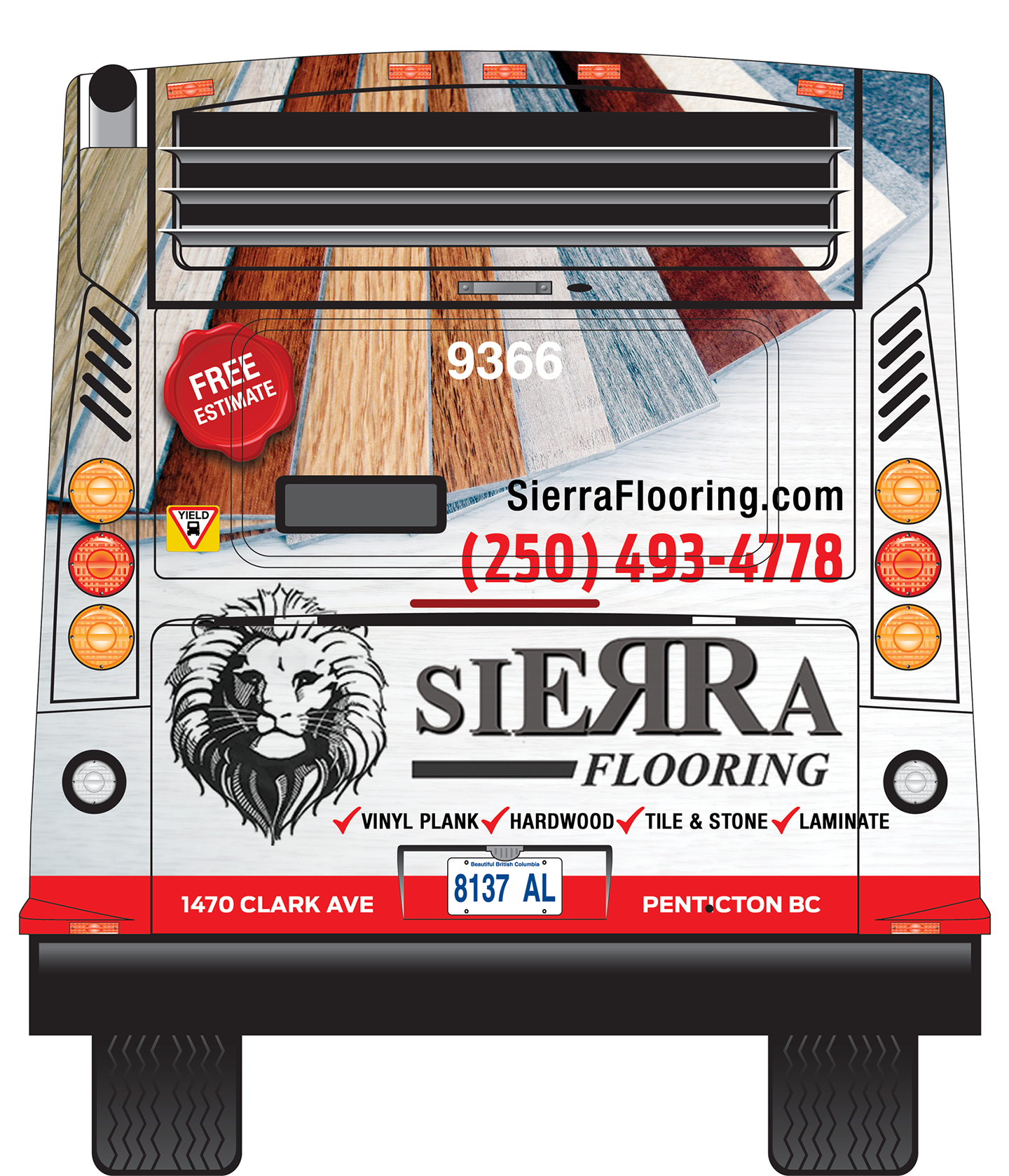 Car Wrap Design by typefdesign for Sierra Flooring | Design #29290621