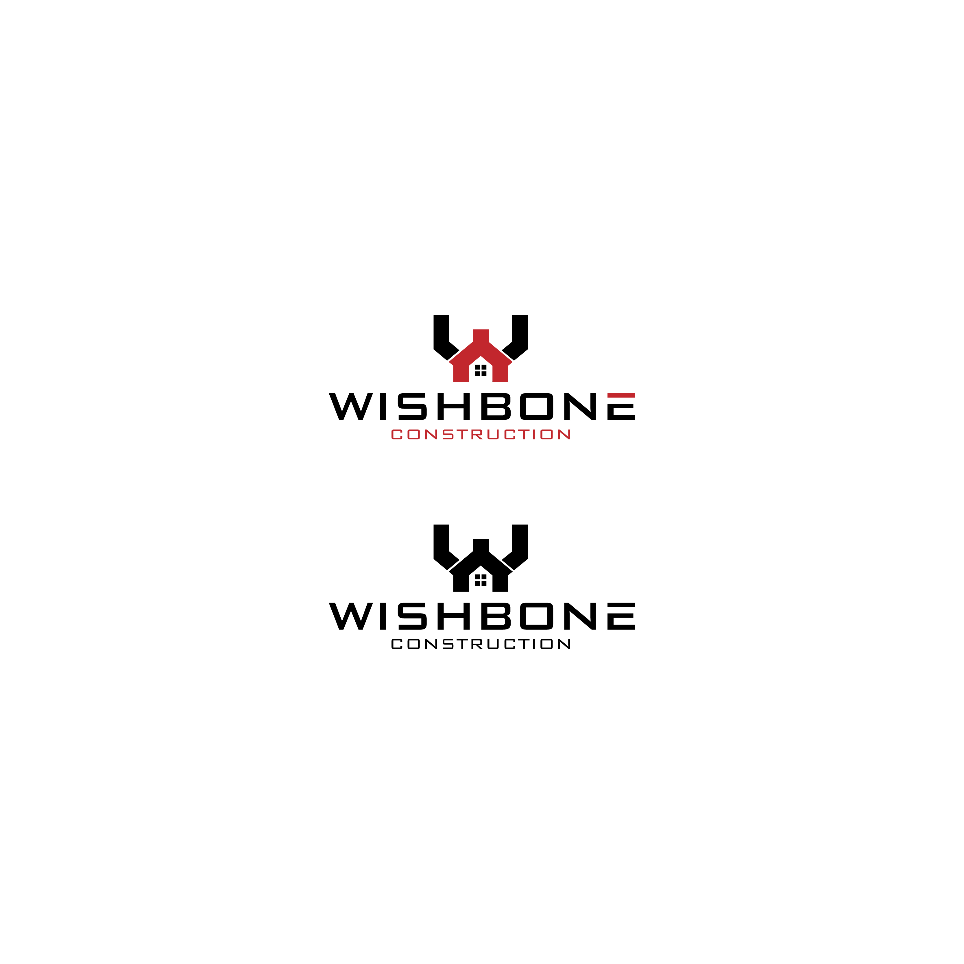 Logo Design by WhiteBricks for Wishbone Construction LLC | Design #29295655