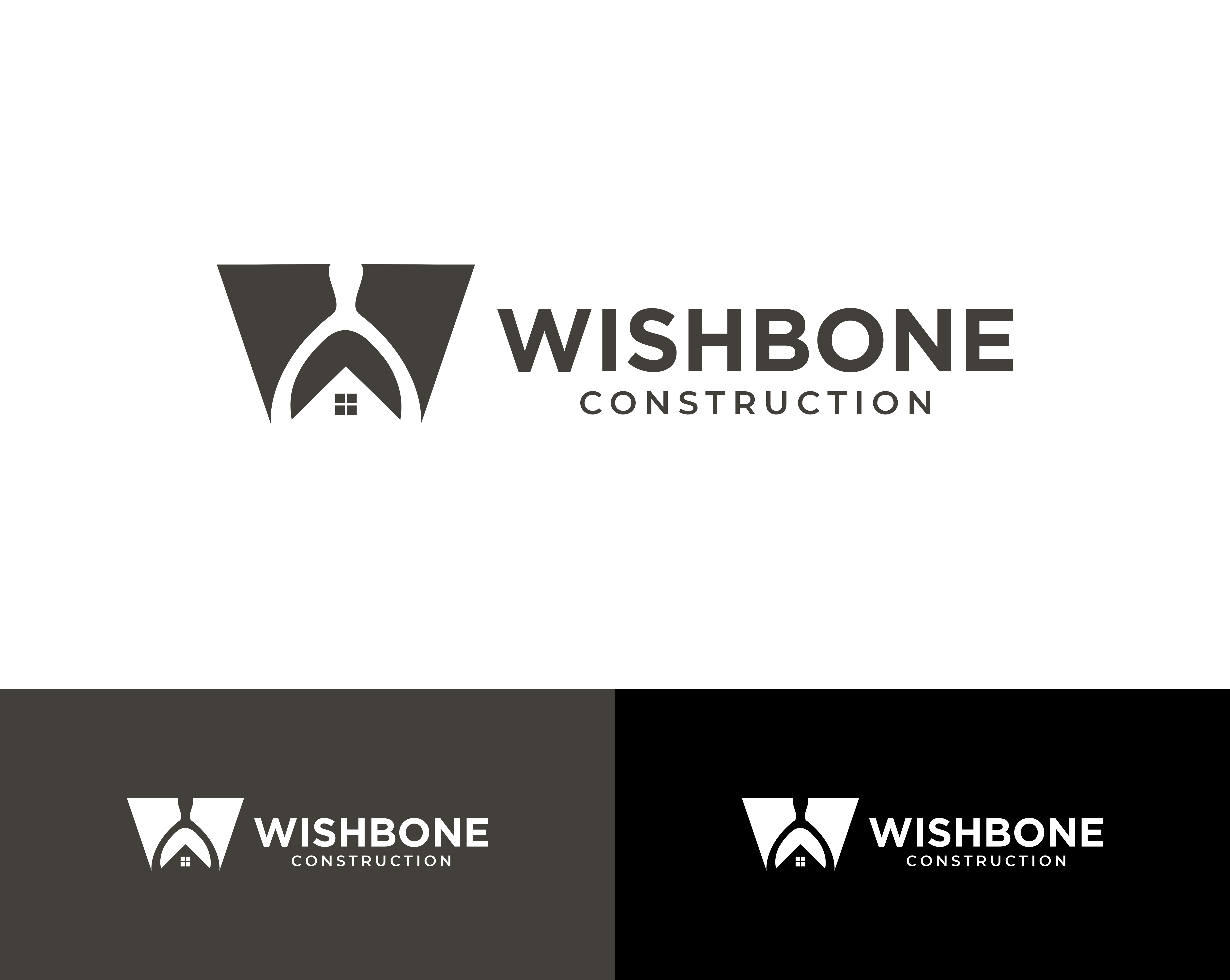 Logo Design by ismawan_7 for Wishbone Construction LLC | Design #29310843