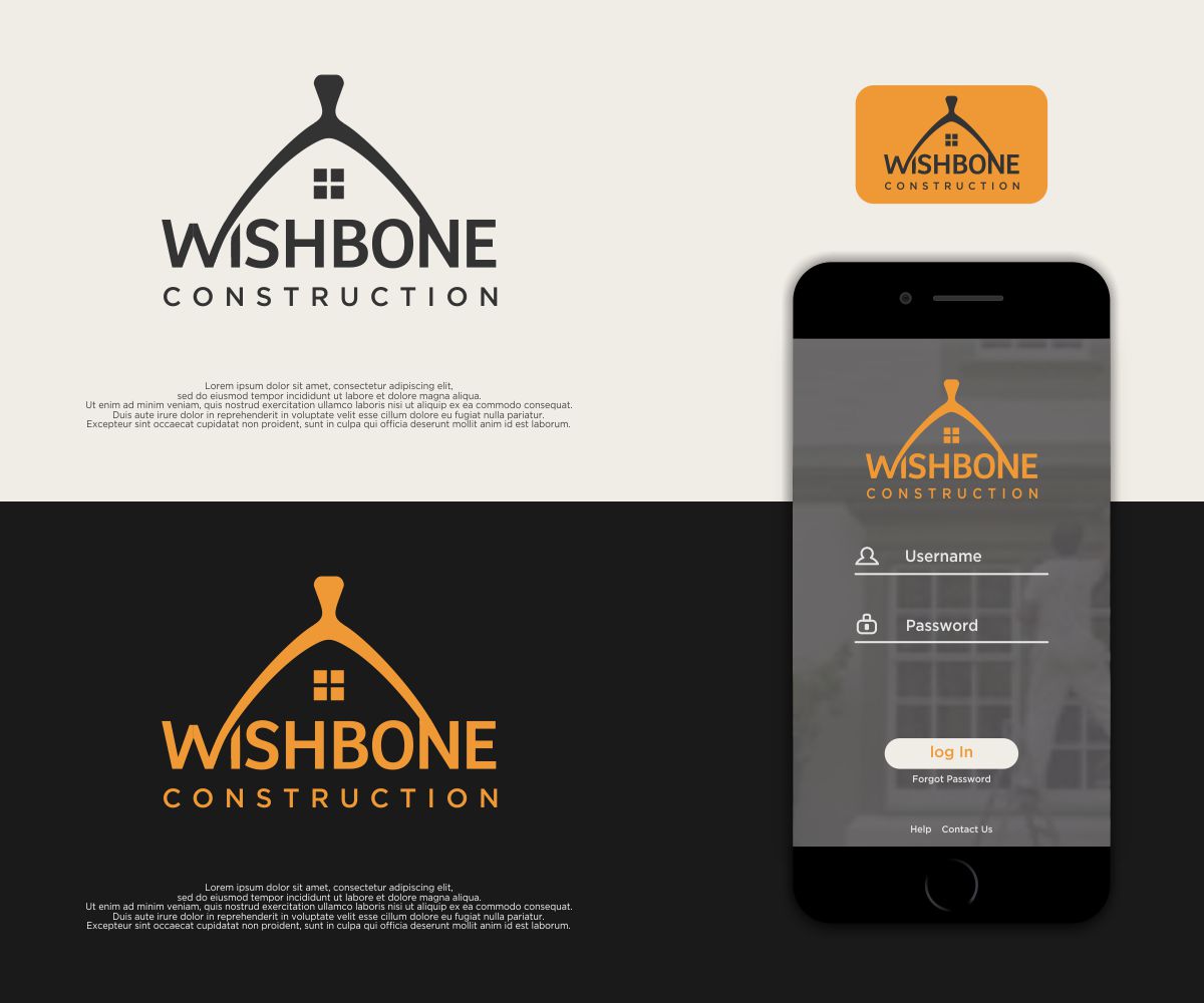 Logo Design by Artch4 for Wishbone Construction LLC | Design #29280985