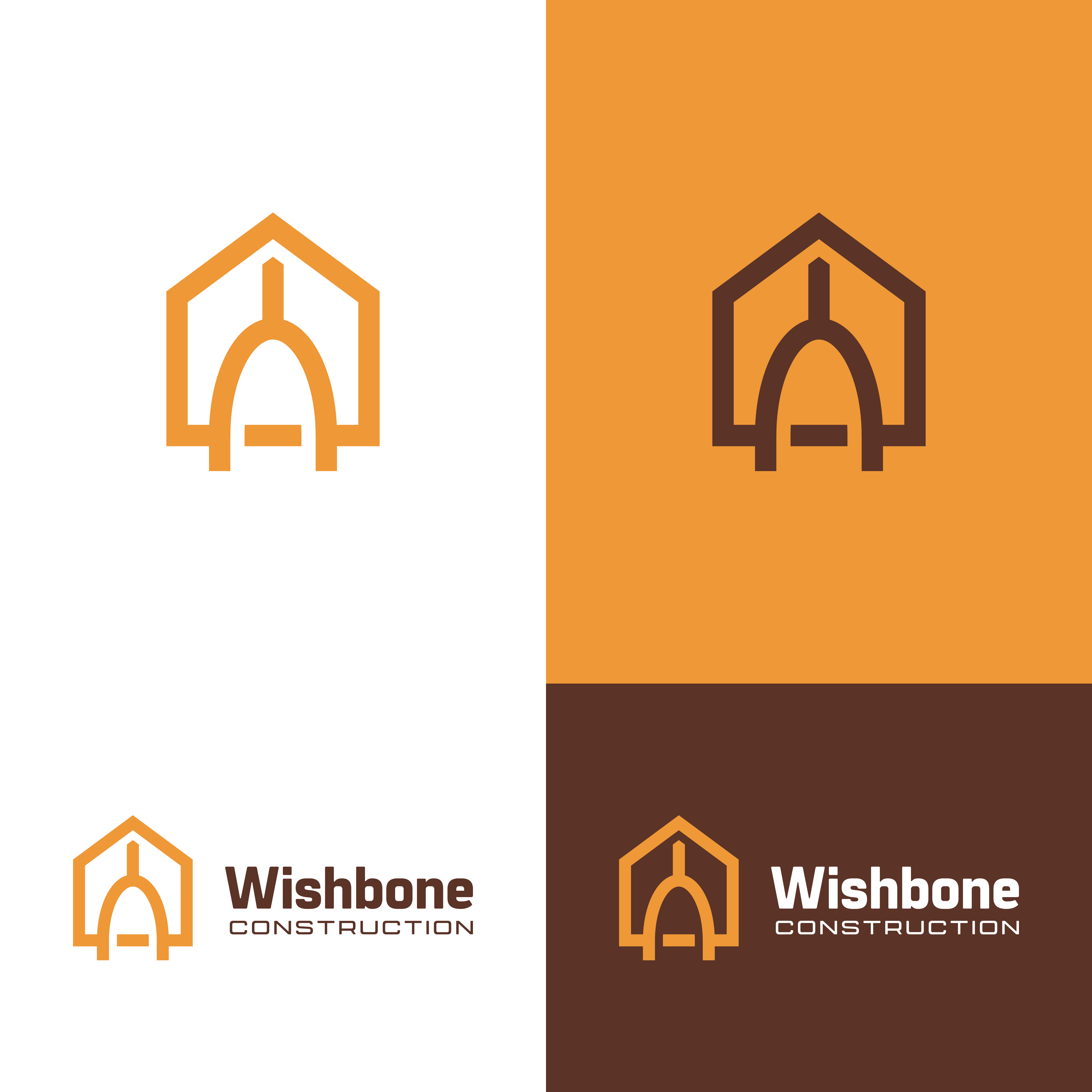 Logo Design by genimoz for Wishbone Construction LLC | Design #29309331