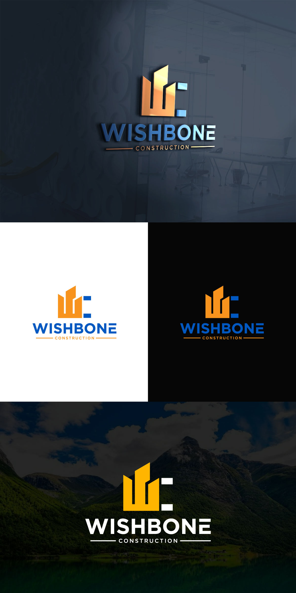 Logo Design by AyaanArt for Wishbone Construction LLC | Design #29297225