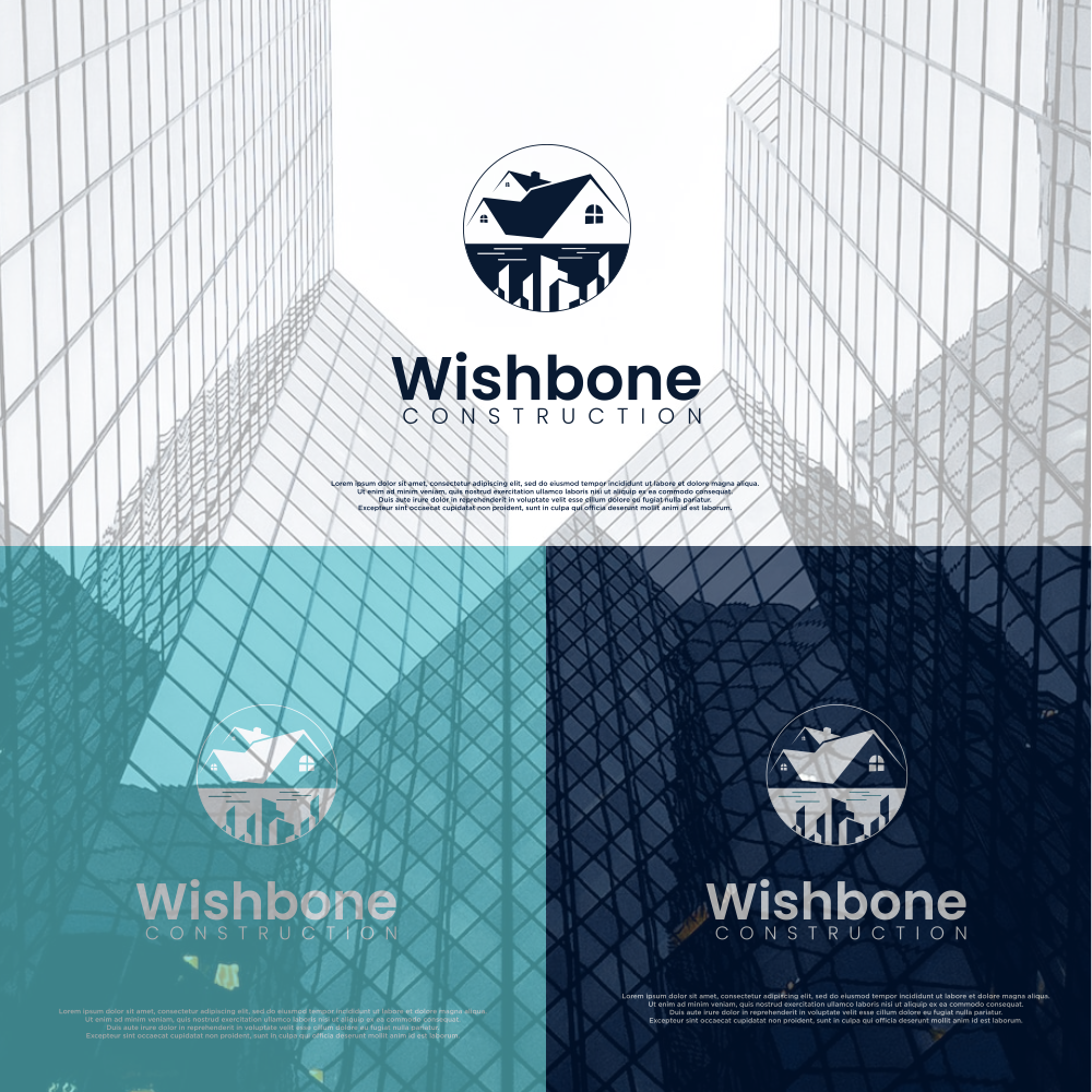 Logo Design by Elysa95 for Wishbone Construction LLC | Design #29310783