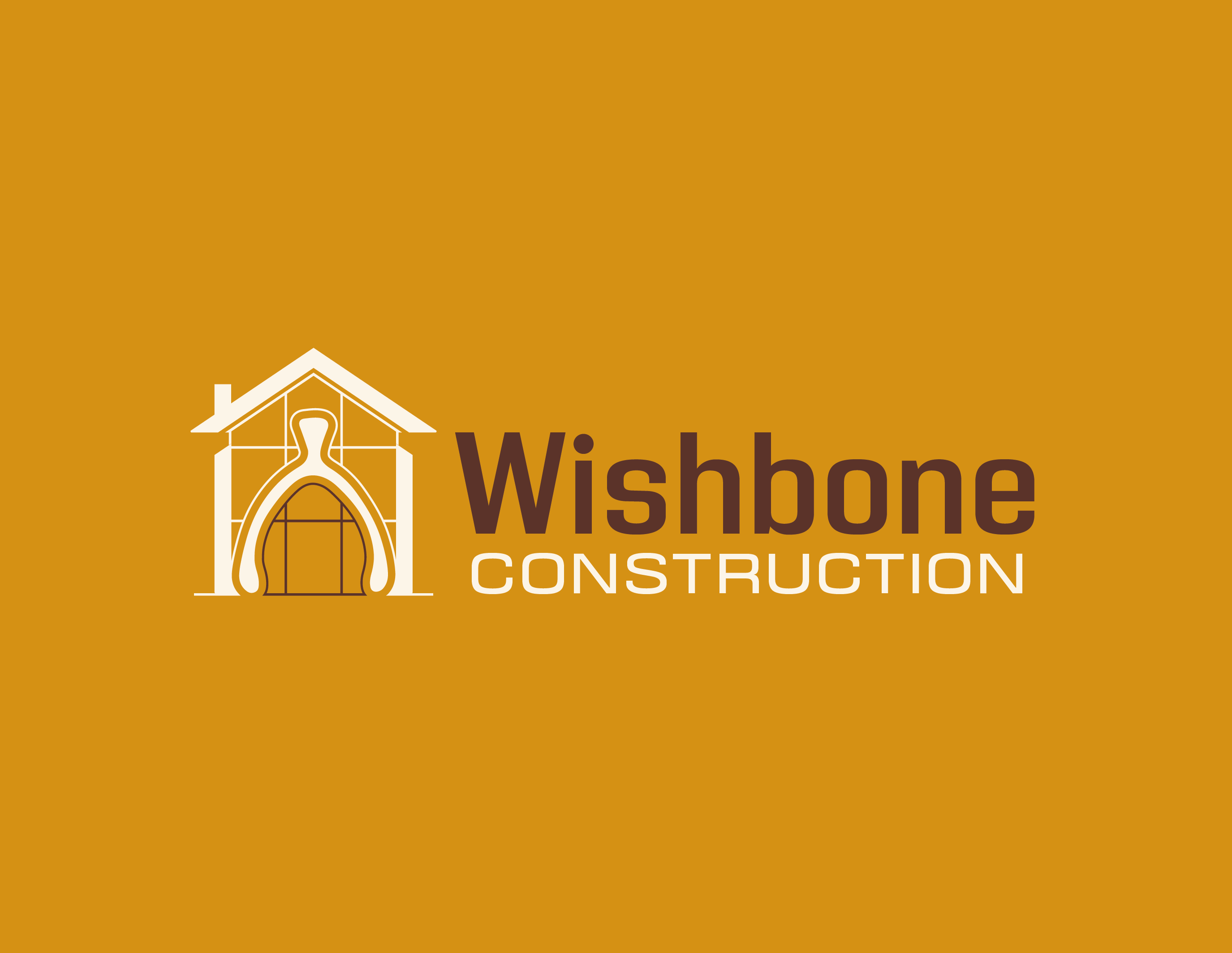 Logo Design by dhamkith for Wishbone Construction LLC | Design #29307521