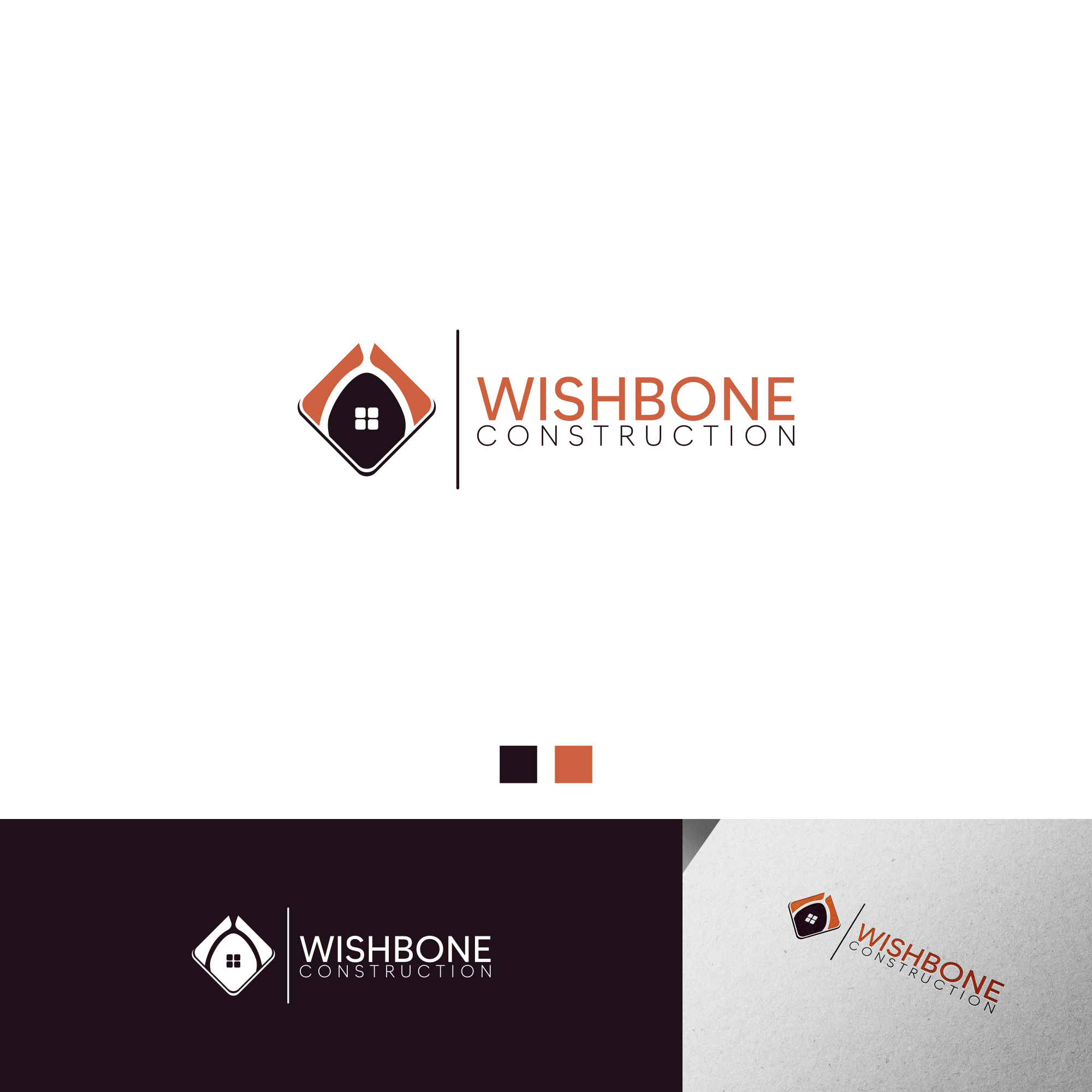 Logo Design by alitjuara for Wishbone Construction LLC | Design #29299630