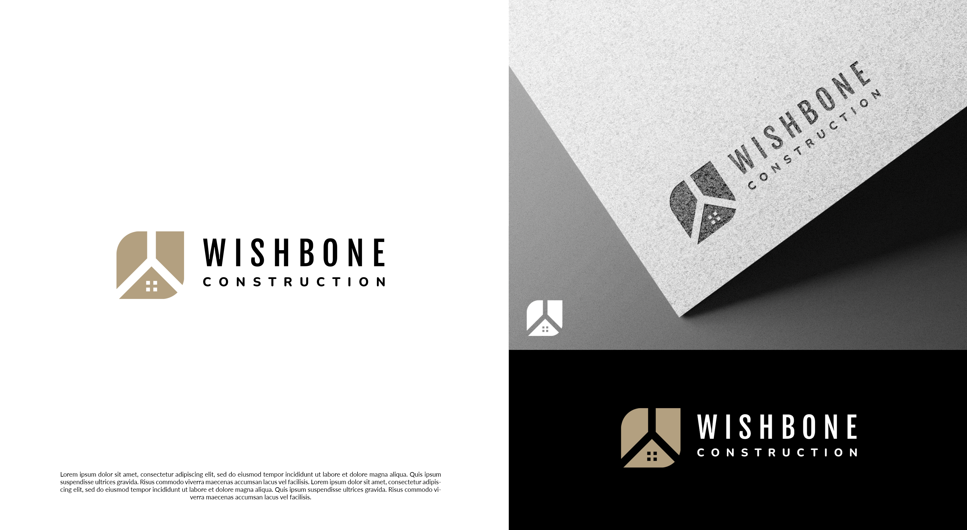 Logo Design by christianpoetoe for Wishbone Construction LLC | Design #29285946