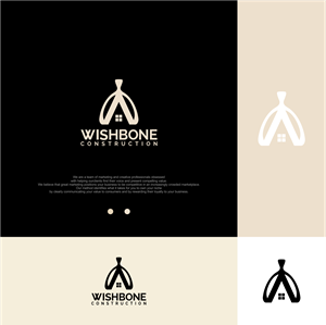 Logo Design by vintana for Wishbone Construction LLC | Design: #29304808