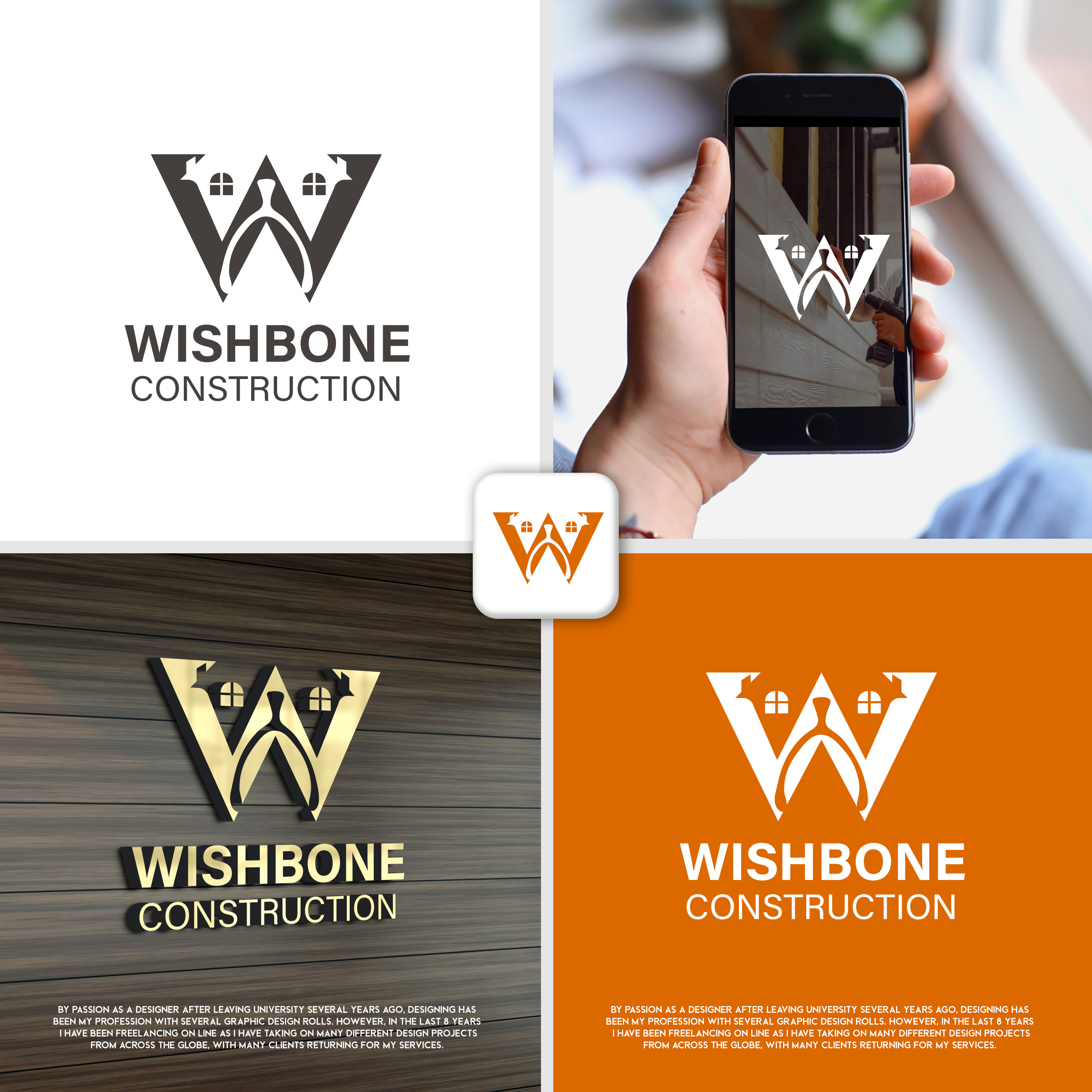 Logo Design by artdot for Wishbone Construction LLC | Design #29279228