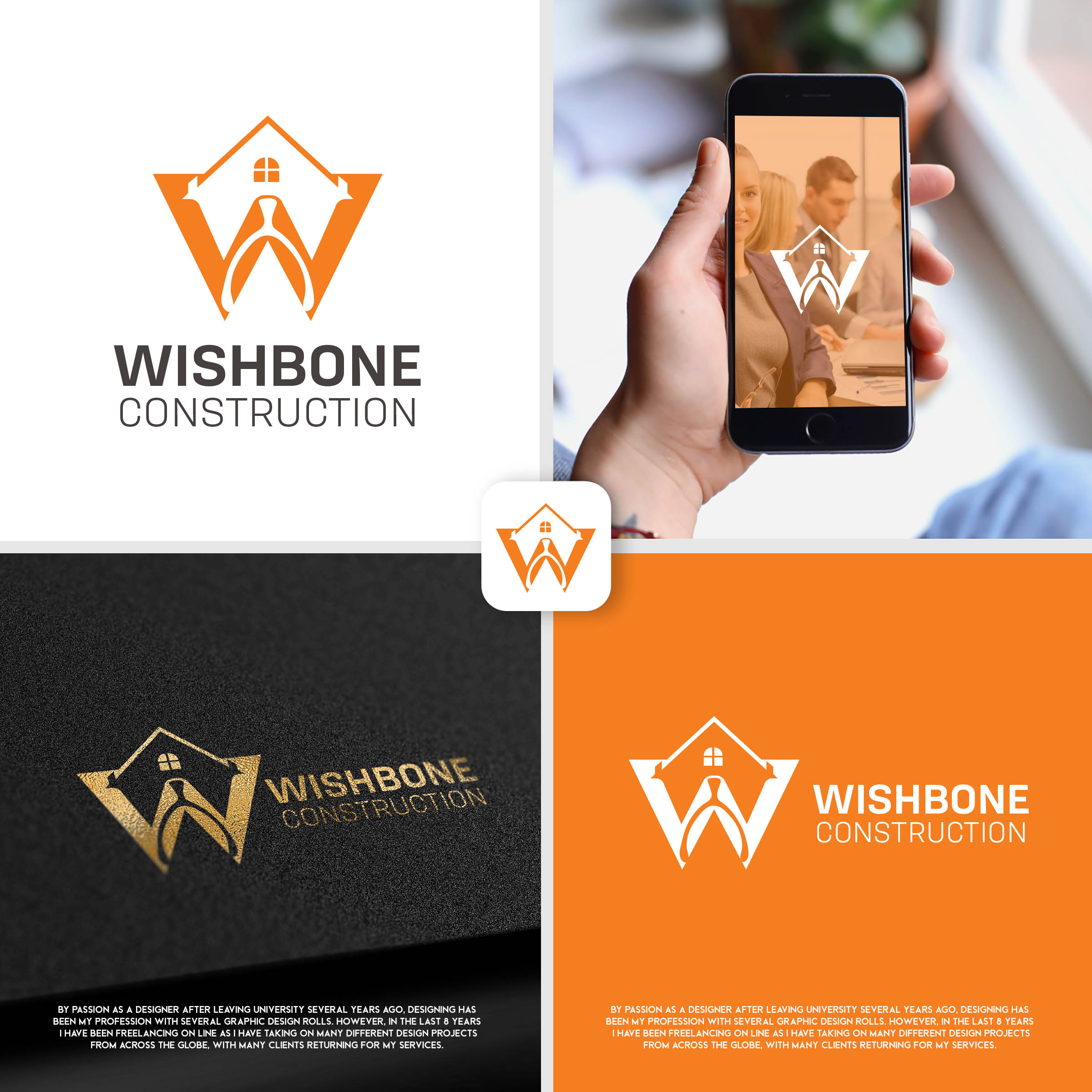Logo Design by artdot for Wishbone Construction LLC | Design #29281022