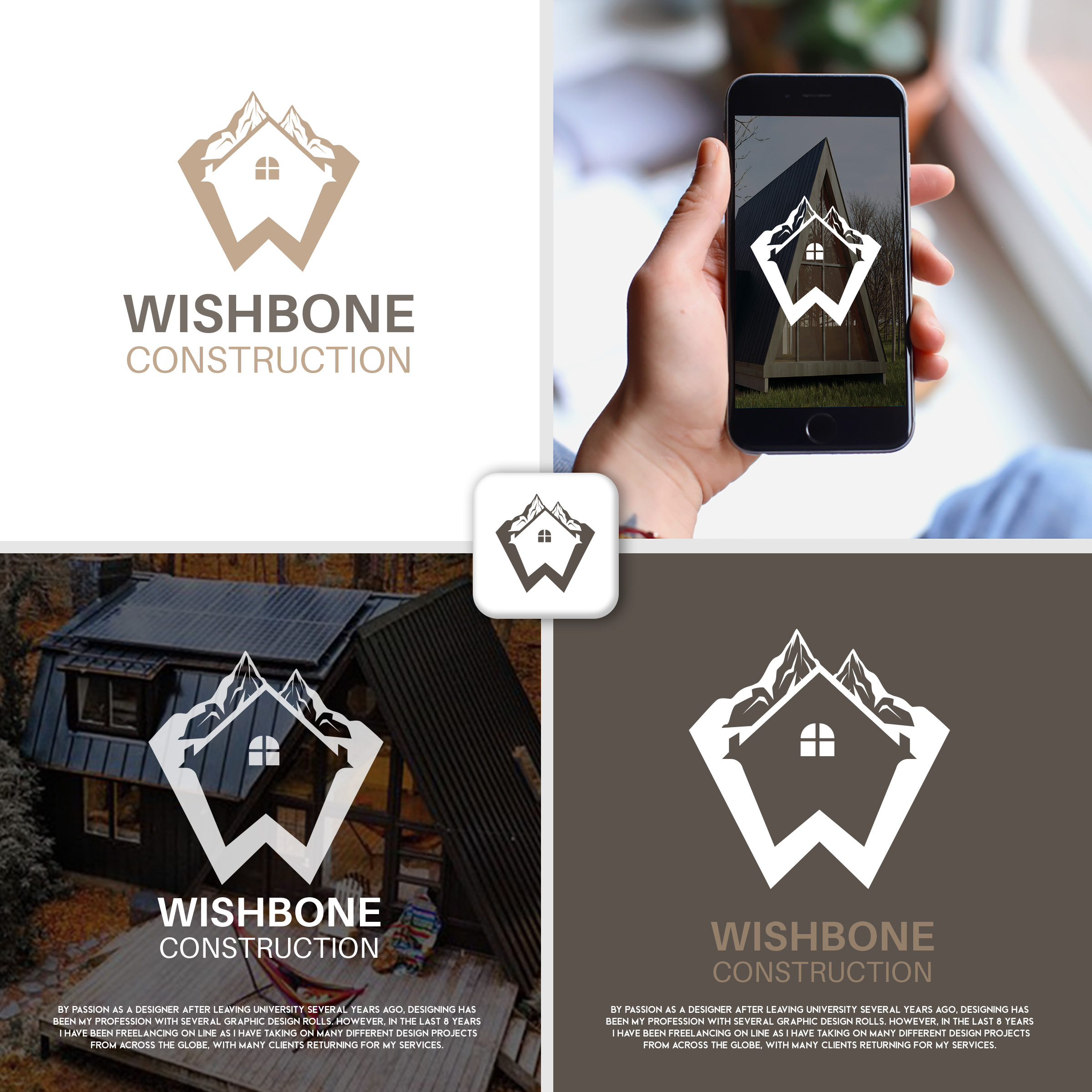 Logo Design by artdot for Wishbone Construction LLC | Design #29287727
