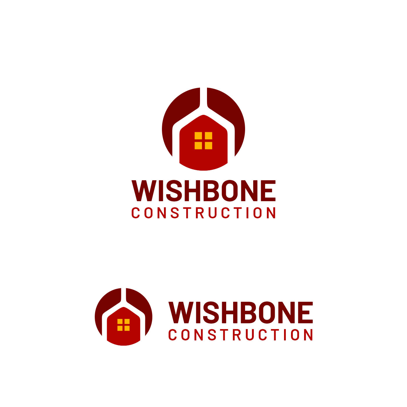 Logo Design by Abiyoso28 for Wishbone Construction LLC | Design #29285434