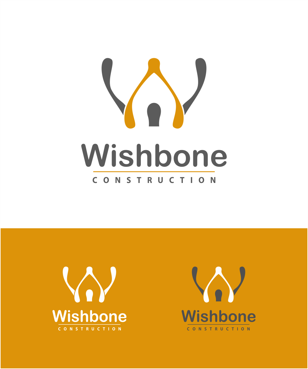 Logo Design by finemedia.art for Wishbone Construction LLC | Design #29291176